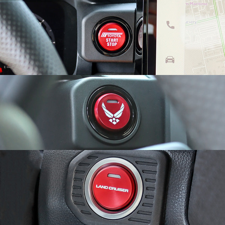 Push to Start Button 018 - Custom Engraving - Bonobo Products