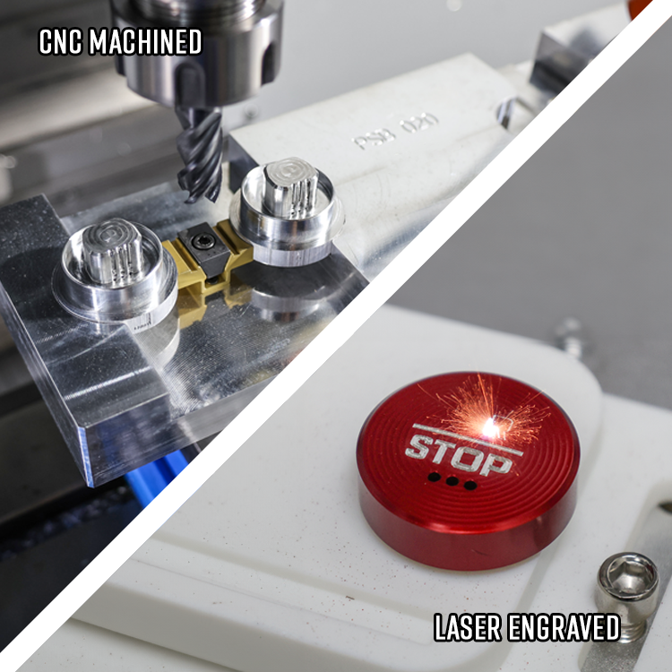 PUSH START BUTTON 020 CNC LASER