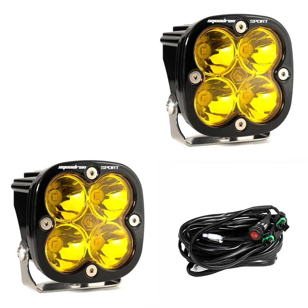 Baja Designs Squadron Sport LED Light Pods Pair